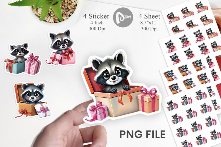 Raccoon Clipart Image 12