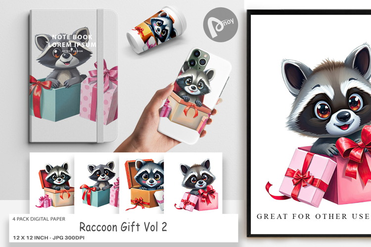 Raccoon Clipart Image 12