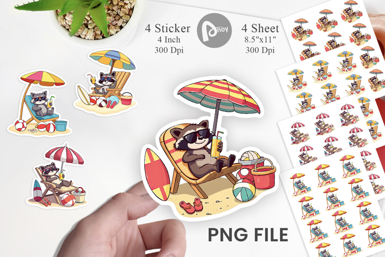 Raccoon Clipart Image 13