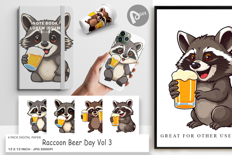 Raccoon Clipart Image 6