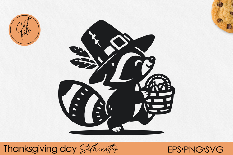 Raccoon Silhouette Image 14
