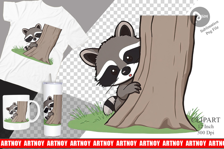 Raccoon Clipart Image 5
