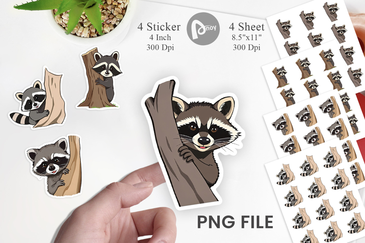 Raccoon Clipart Image 9