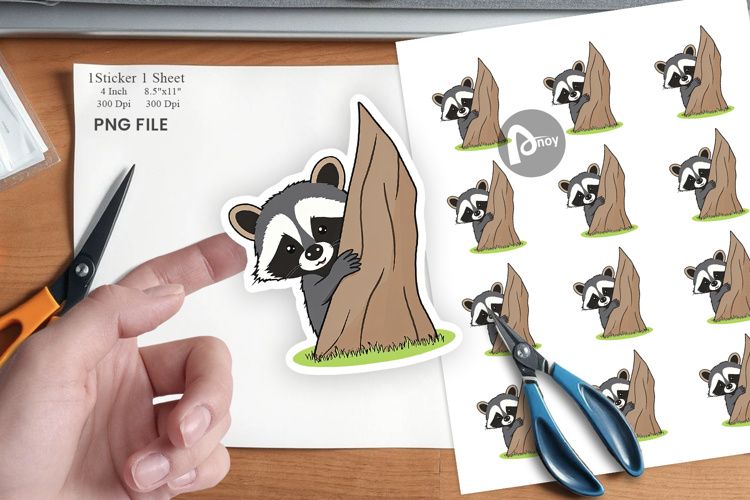 Raccoon Clipart Image 2