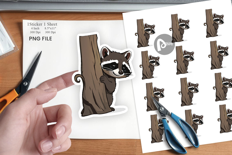 Raccoon Clipart Image 3