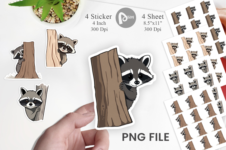 Raccoon Clipart Image 8