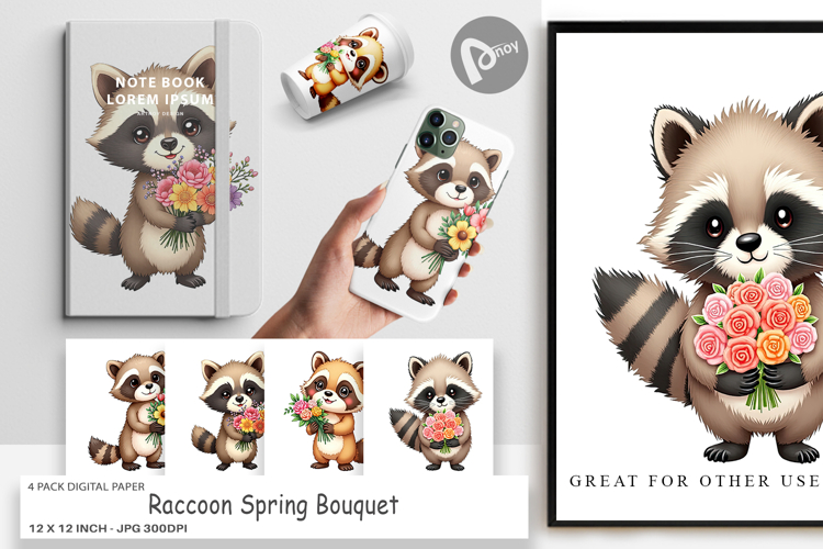 Raccoon Clipart Image 23