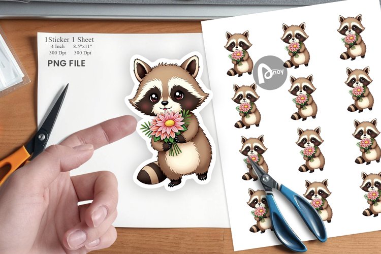 Raccoon Clipart Image 13