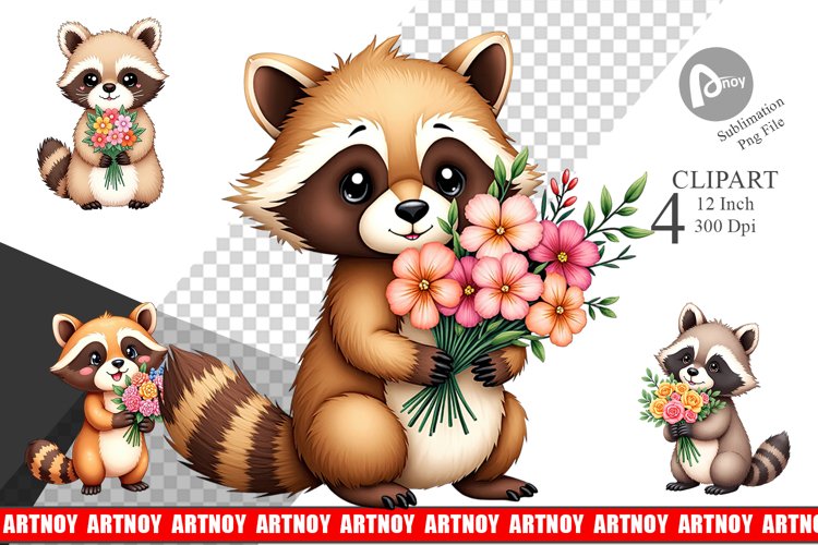 Raccoon Clipart Image 22