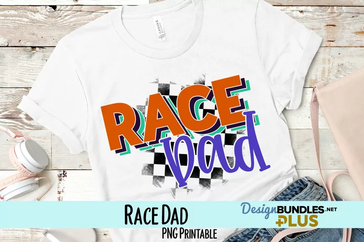Race Dad Sublimation PNG
