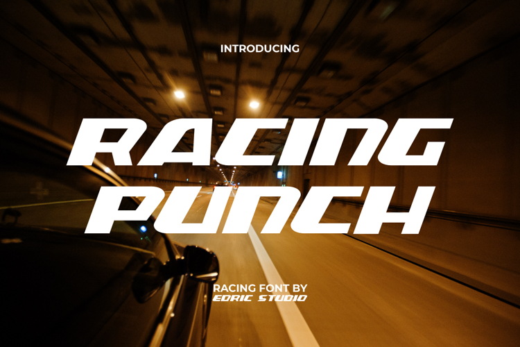 Racing Punch Font
