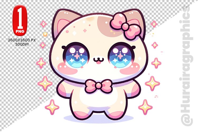 Cute Cat Clipart Image 24
