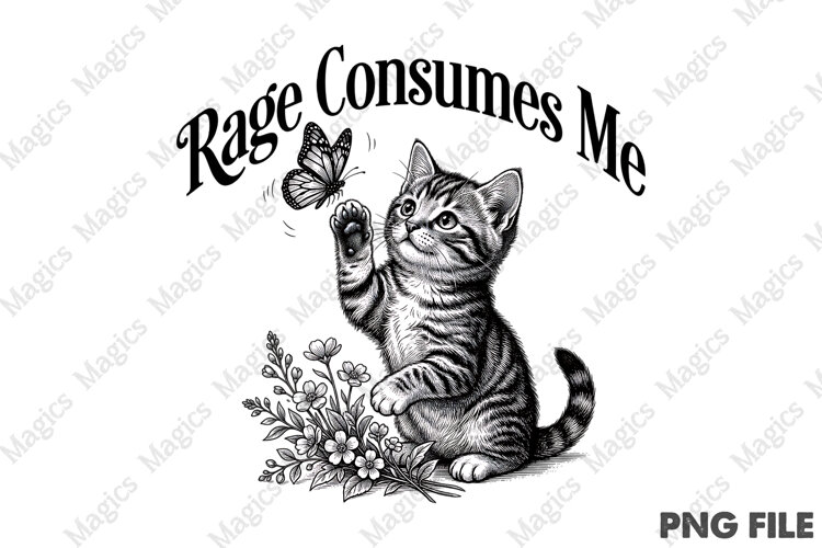 Rage Consumes Me PNG example image 1