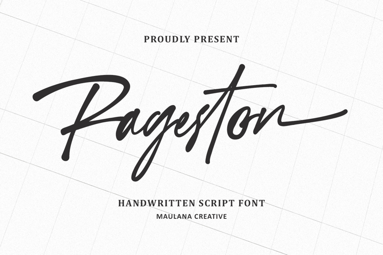 Rageston Authentic Handwritten Script Font