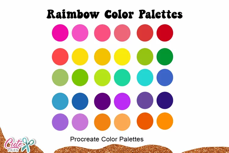Raimbow Color Palette for Procreate