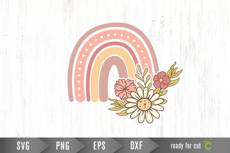 Retro Flowers Svg Image 16