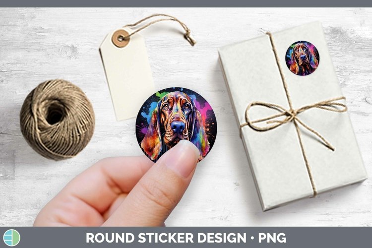 GorgeousRainbow Dog Stickers design.