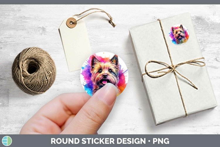 GorgeousRainbow Dog Stickers design.
