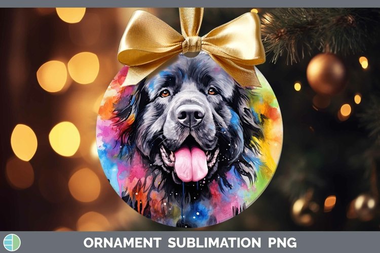 GorgeousRainbow Dog Ornament design.