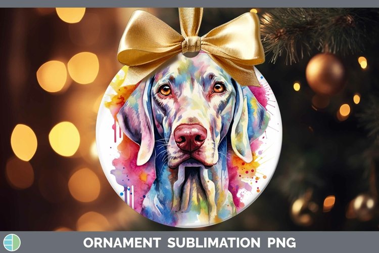 GorgeousRainbow Dog Ornament design.