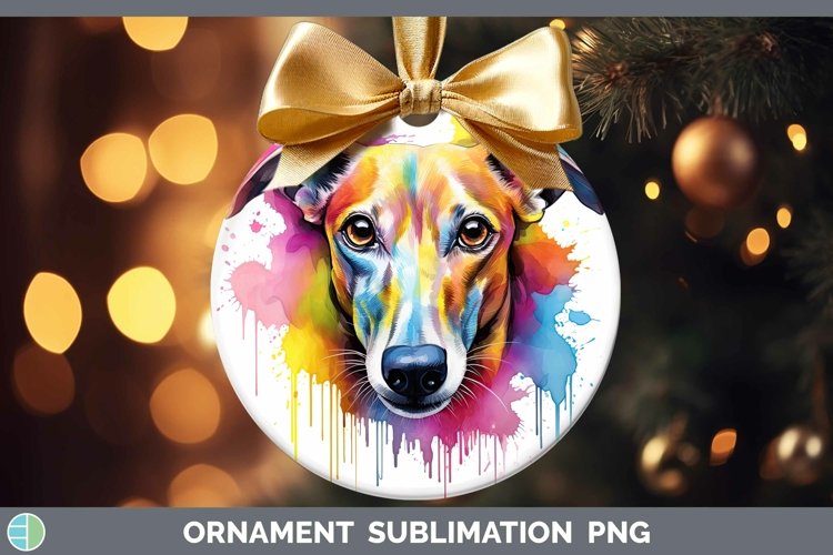 GorgeousRainbow Dog Ornament design.