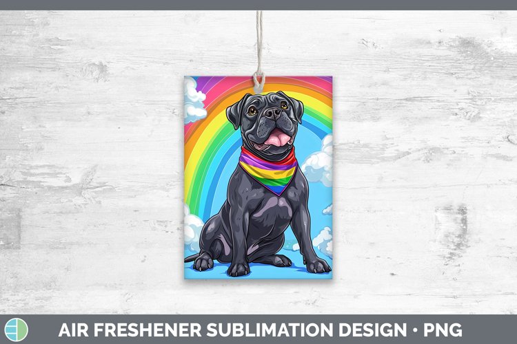 GorgeousRainbow Dogs Air Freshener design.
