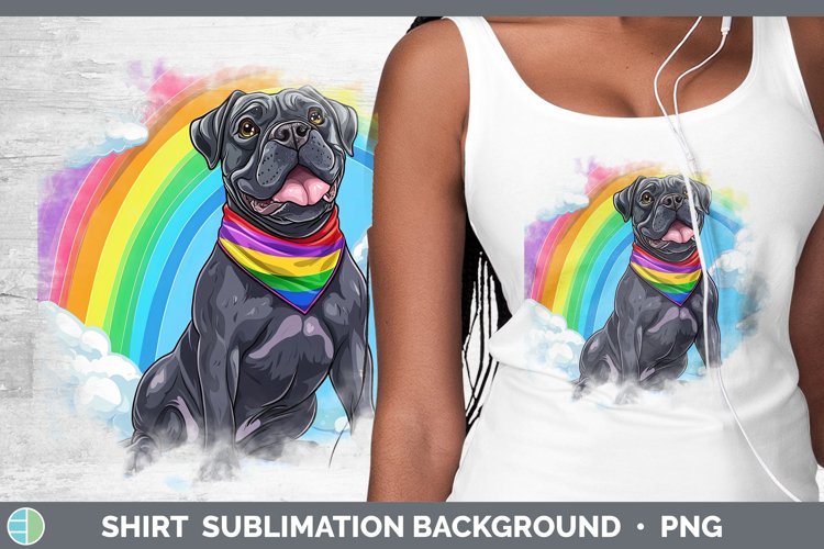 GorgeousRainbow Dogs Shirt design.