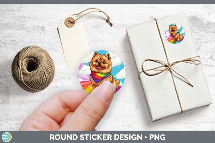 GorgeousRainbow Dogs Stickers design.