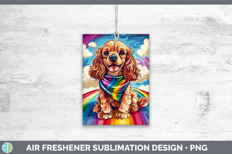 GorgeousRainbow Dogs Air Freshener design.