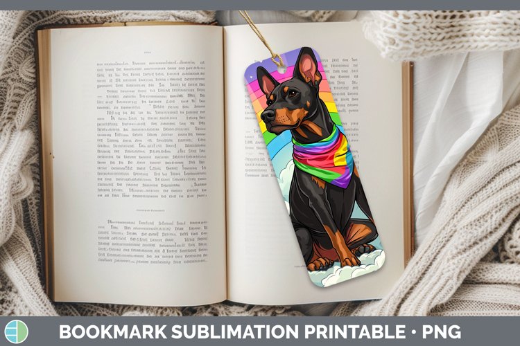 GorgeousRainbow Dogs Bookmark design.