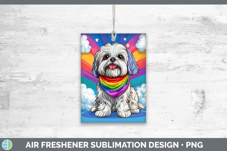 GorgeousRainbow Dogs Air Freshener design.