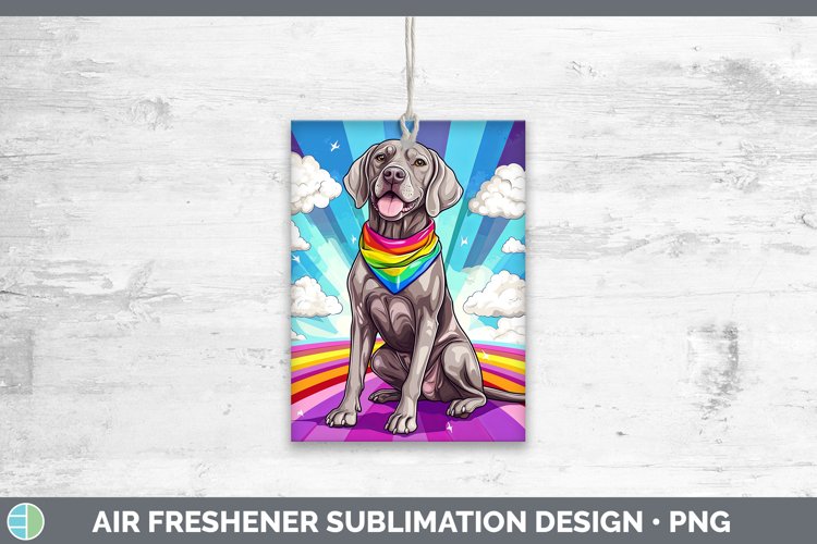 GorgeousRainbow Dogs Air Freshener design.