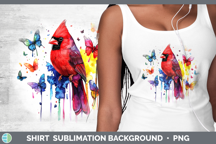 Rainbow Drips BS01 Cardinal Shirt Sublimation Sublimation Ba