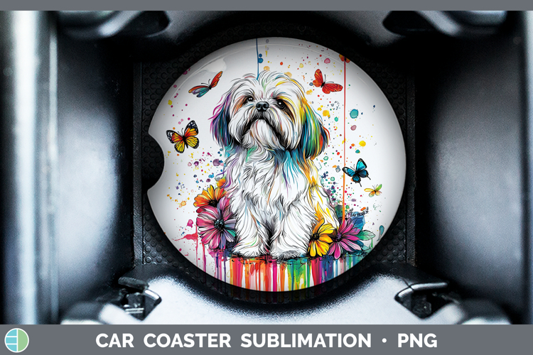 Car Coaster Sublimation Designs Image 3