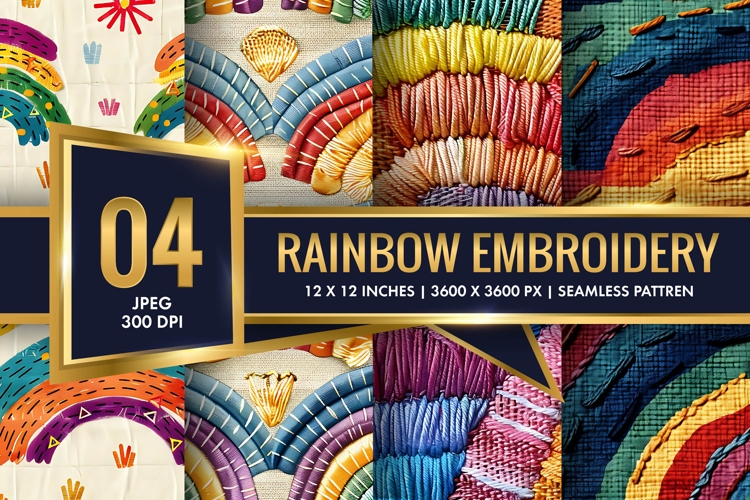 Rainbow Embroidery Image 16
