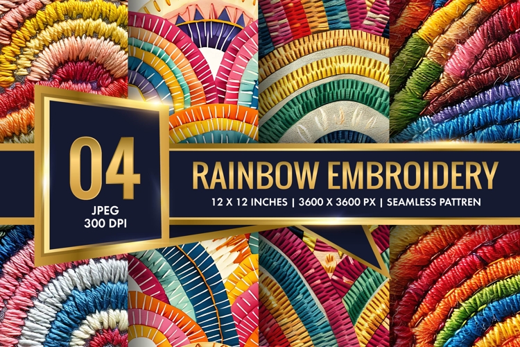 Rainbow Embroidery Image 19
