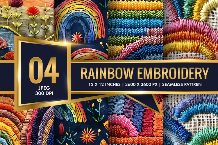 Rainbow Embroidery Image 20