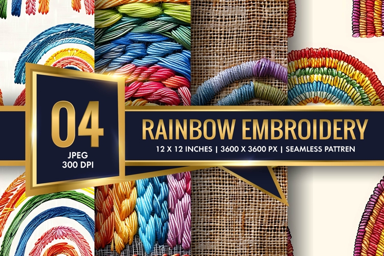 Rainbow Embroidery Image 18
