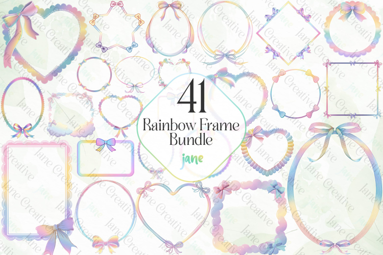 Rainbow Frame Sublimation Bundle