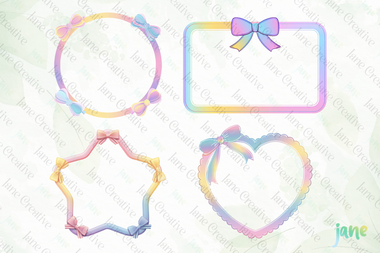 Pastel Rainbow Clipart Image 6
