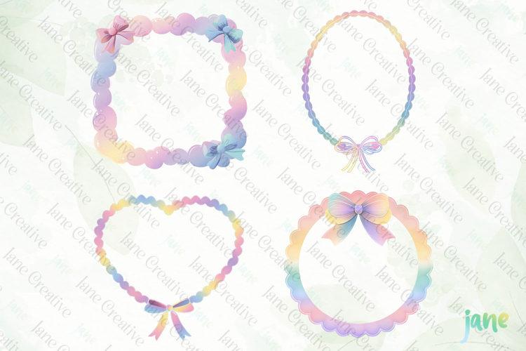 Pastel Rainbow Clipart Image 5