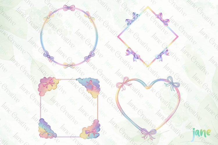 Pastel Rainbow Clipart Image 3