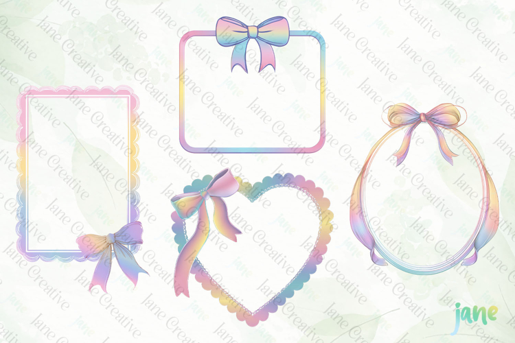 Pastel Rainbow Clipart Image 2