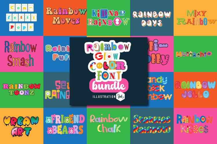 Rainbow Glow Color Bundle