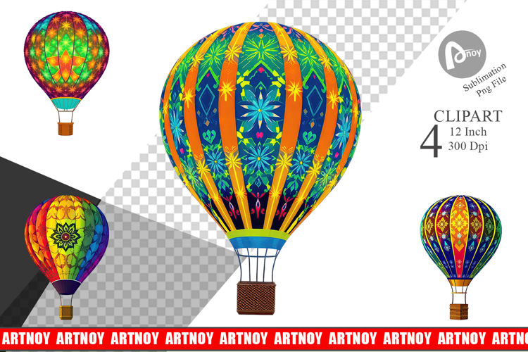 Hot Air Balloon Png Image 8