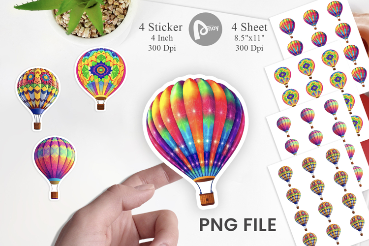 Hot Air Balloon Png Image 6