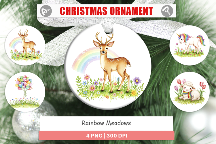 Ornament Rainbow Meadow