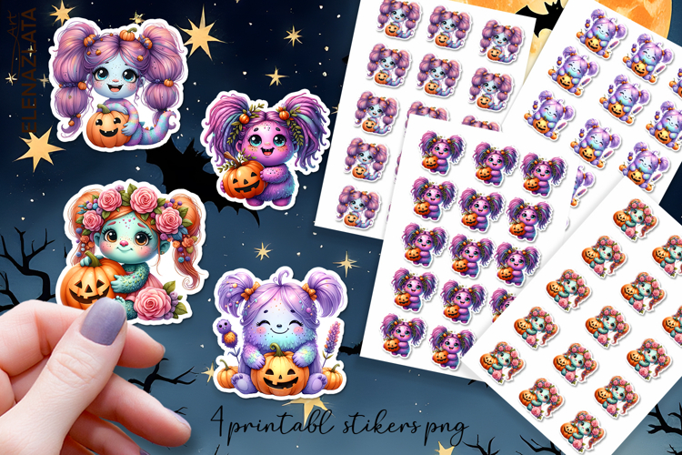 Cute Monster Clipart Image 4