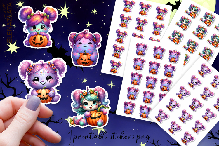 Cute Monster Clipart Image 3