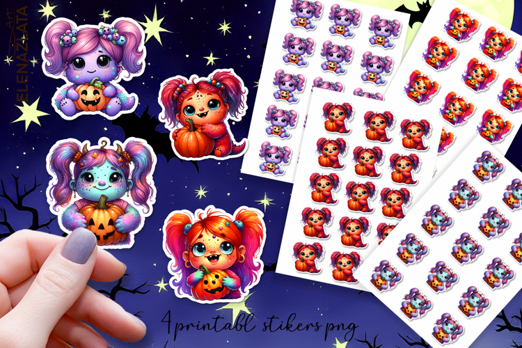 Cute Monster Clipart Image 2